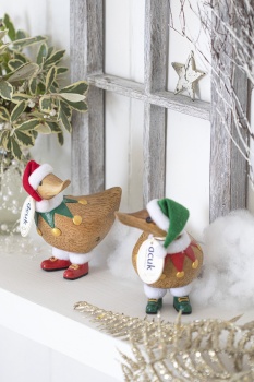 DCUK Traditional Christmas Elf Ducky - Choice of Colour